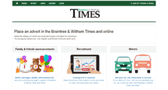 Desktop Screenshot of adbooker.braintreeandwithamtimes.co.uk